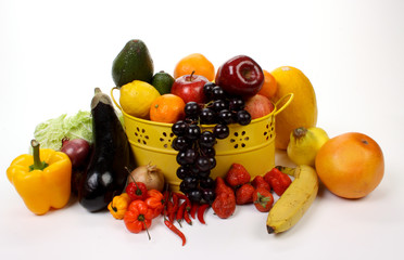 Fruits and vegetables