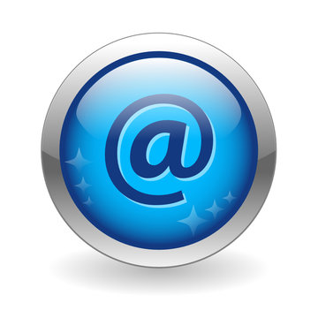 &ldquo;@&rdquo; Web Button (at sign website e-mail arrobas internet online)