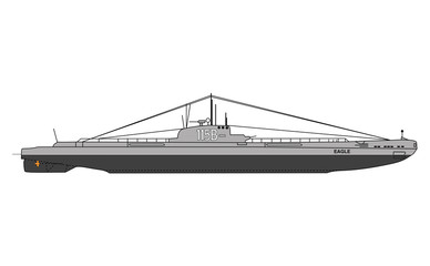WEB ART DESIGN SUBMARINE EAGLE WAR TROOPER 115