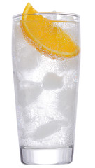 cocktail with gin and orange with ice