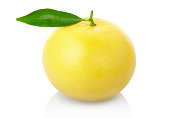 grapefruit with clipping path