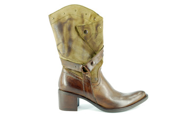 woman cowboy brown boot