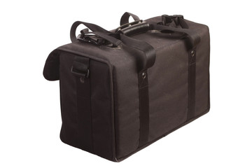 big black bag isolated on white background