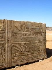 Detail of Egyptian monument