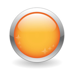ORANGE WEB BUTTON (template internet orange blank gel halloween)