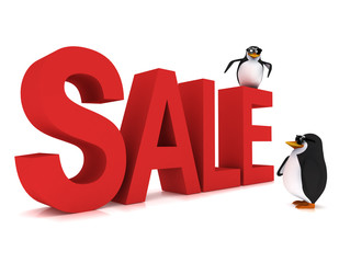 3d Penguin Sale
