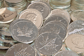 Canadian silver coins