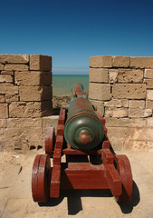 Kanone in Essaouira, Marokko