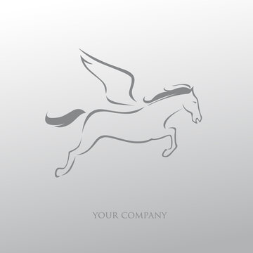 logo entreprise, pegase