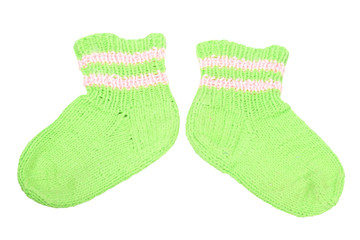 knitted socks