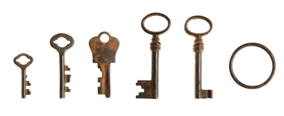 set of vintage keys