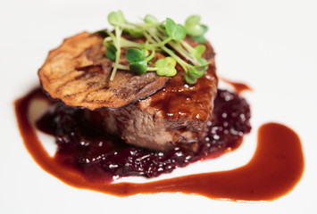 Tasty steak
