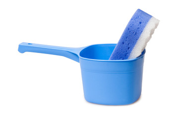 plastic scoop with bath whisp