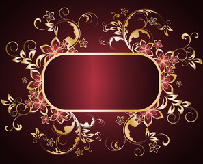 Decorative floral background