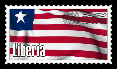 Made in Liberia original stamp