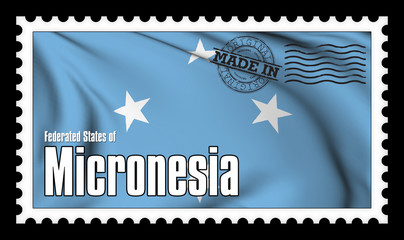 Made in Micronesia original stamp