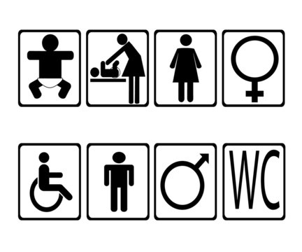 toilet symbols