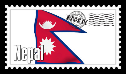 Made in Nepal original stamp