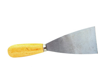 isolated of wall scraper over white