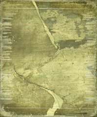Grunge ripped bamboo and paper background