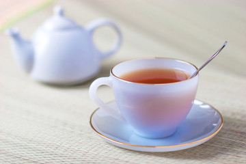 teacup and teapot