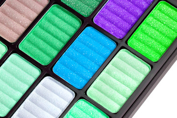 Part of the colorful palette