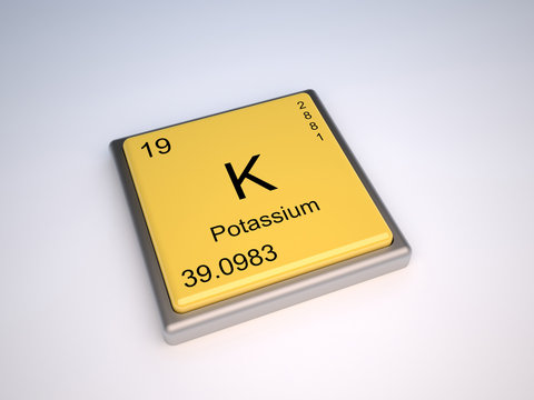 Potassium chemical element of the periodic table with symbol K