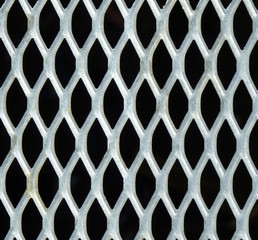Seemless pattern, metallic lattice over black backgorund