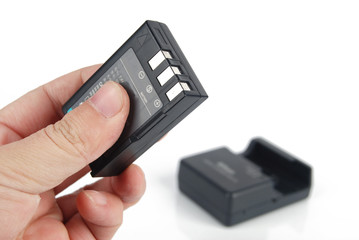 Camera battery and charge