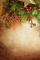 Vintage Greeting Card with copy space