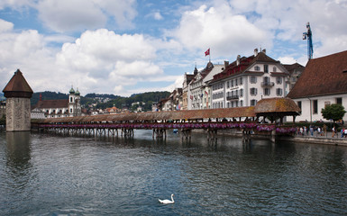 Naklejka premium Lucerne/Luzern, Switzerland