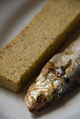 missoltini (agoni) con polenta