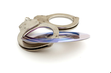 Cd with handcuffs