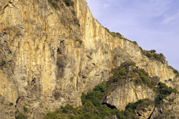 Stunning clayey rockface