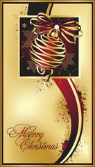 decorated xmas illustration