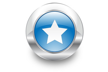 Metal Bubble button icon Star