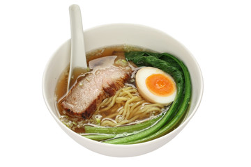 shio ramen noodles , japanese food