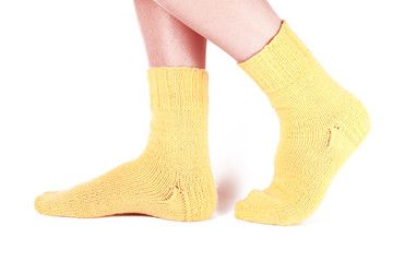 woollen socks .