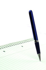 Stift und Notizblock