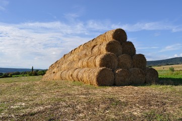 A pile of bales
