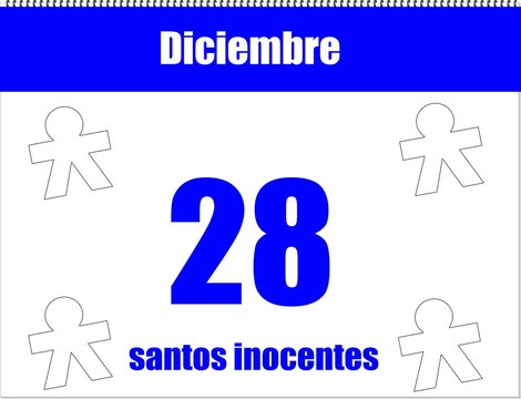 28 diciembre calendario