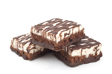 cake with chocolate icing