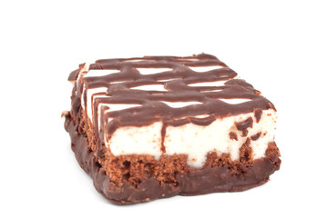 cake with chocolate icing