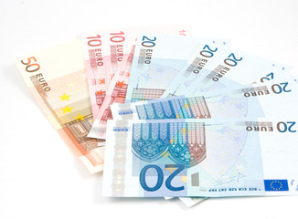 euro bank notes