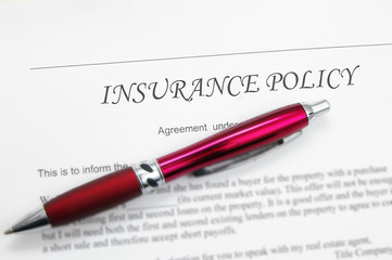 generic insurance policy with pen