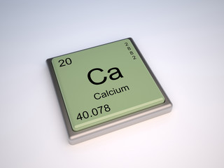 Calcium chemical element of the periodic table with symbol Ca