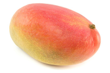 Organic Mango on white background