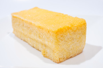 Bread, butter one's invited to eat.