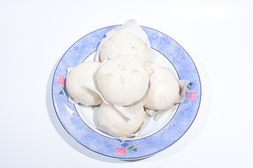 Steamed pile on the plate.