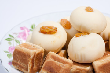 Thai dessert and snack Moji dice